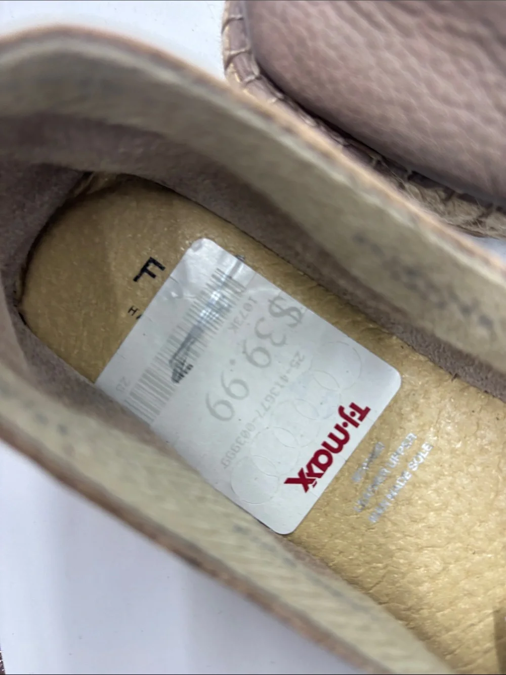 Men's Casual Leather Espadrille Slip-Ons - Brown - Picture 2 of 4